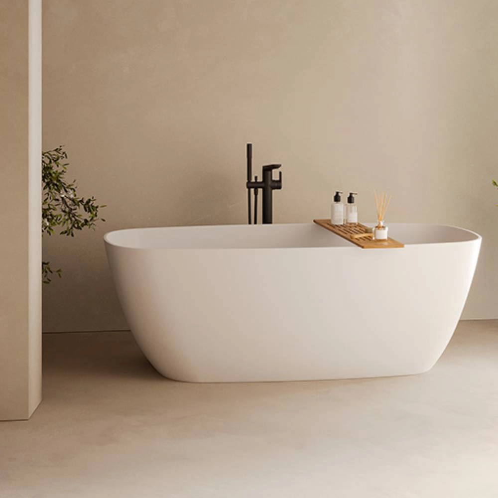 Banheira Sabbia Amazônia Branco FSC Acetinada c/ Válvula Click Cromada