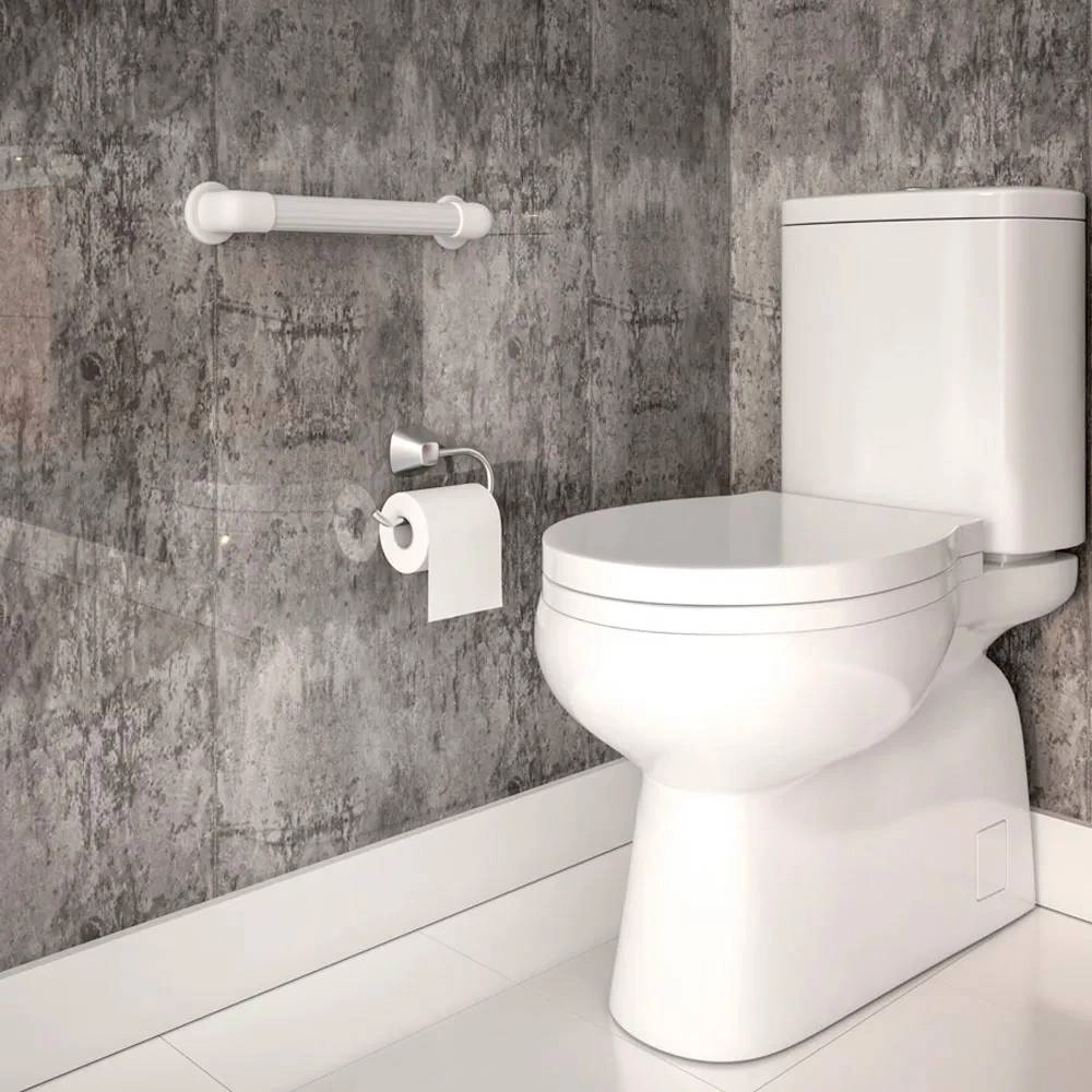 Barra de Apoio Astra Reta 30CM PVC BR Barra de Apoio Astra Reta 30CM PVC BR