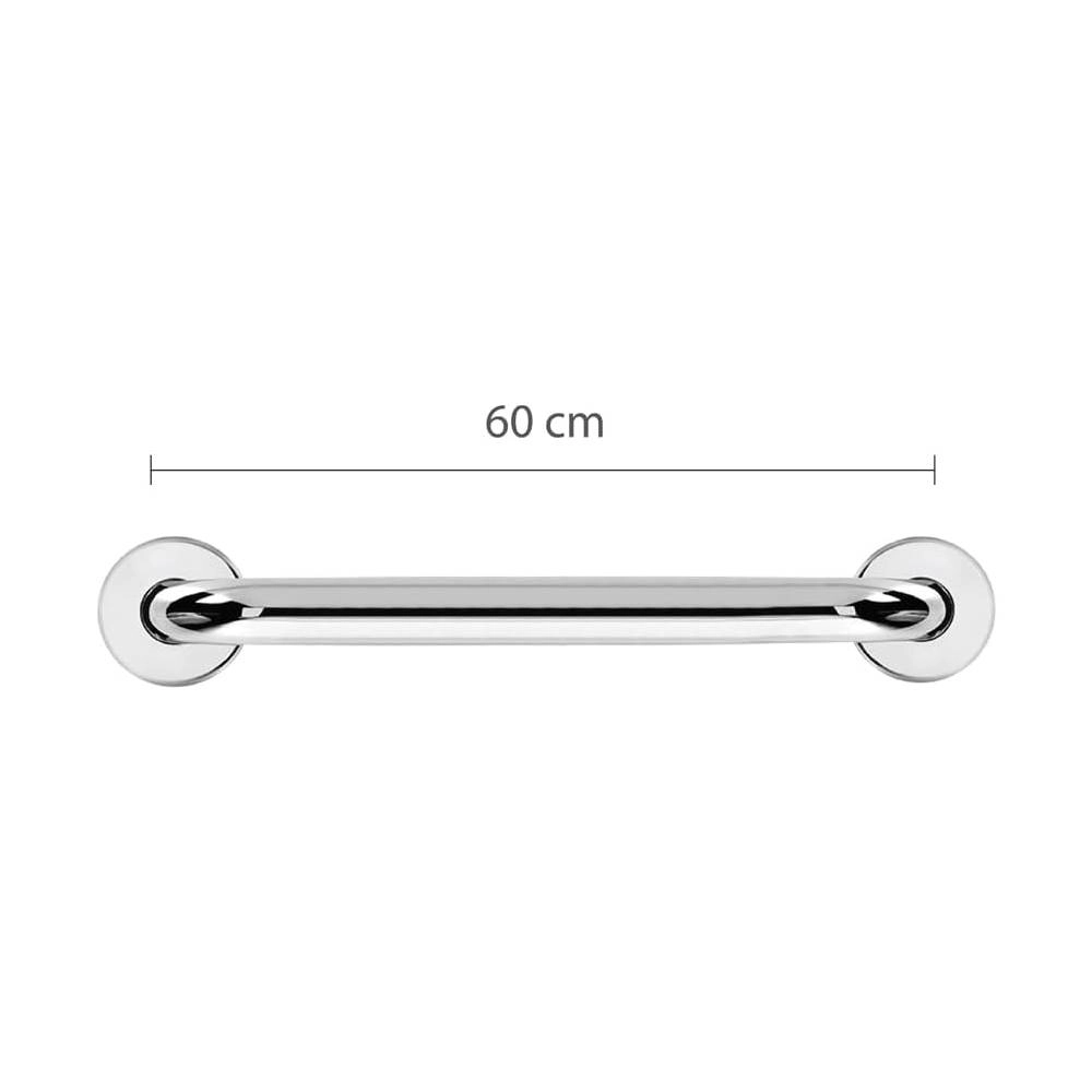 Barra de Apoio Astra Reta 60CM 1.1/4" BA114/6 Aço Inox Barra de Apoio Astra Reta 60CM 1.1/4" BA114/6 Aço Inox
