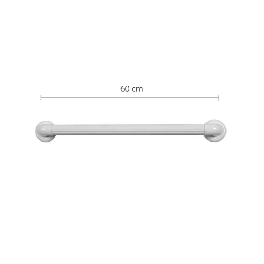Barra de Apoio Astra Reta 60CM PVC BR Barra de Apoio Astra Reta 60CM PVC BR