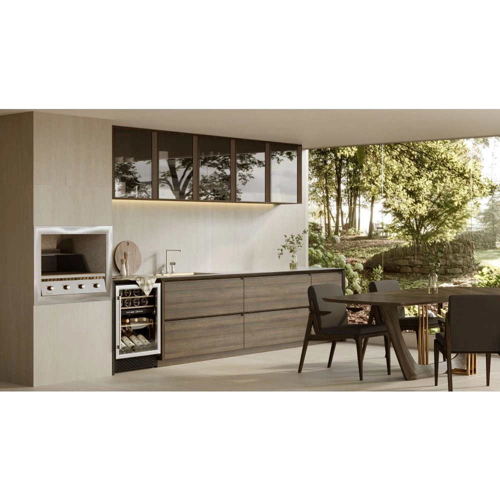 Biancogres Porcelanato 100x100 Travertino Classico Satin Retificado