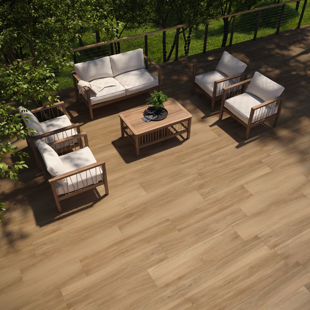 Biancogres Porcelanato 26x106 Carvalho Natural Externo Retificado