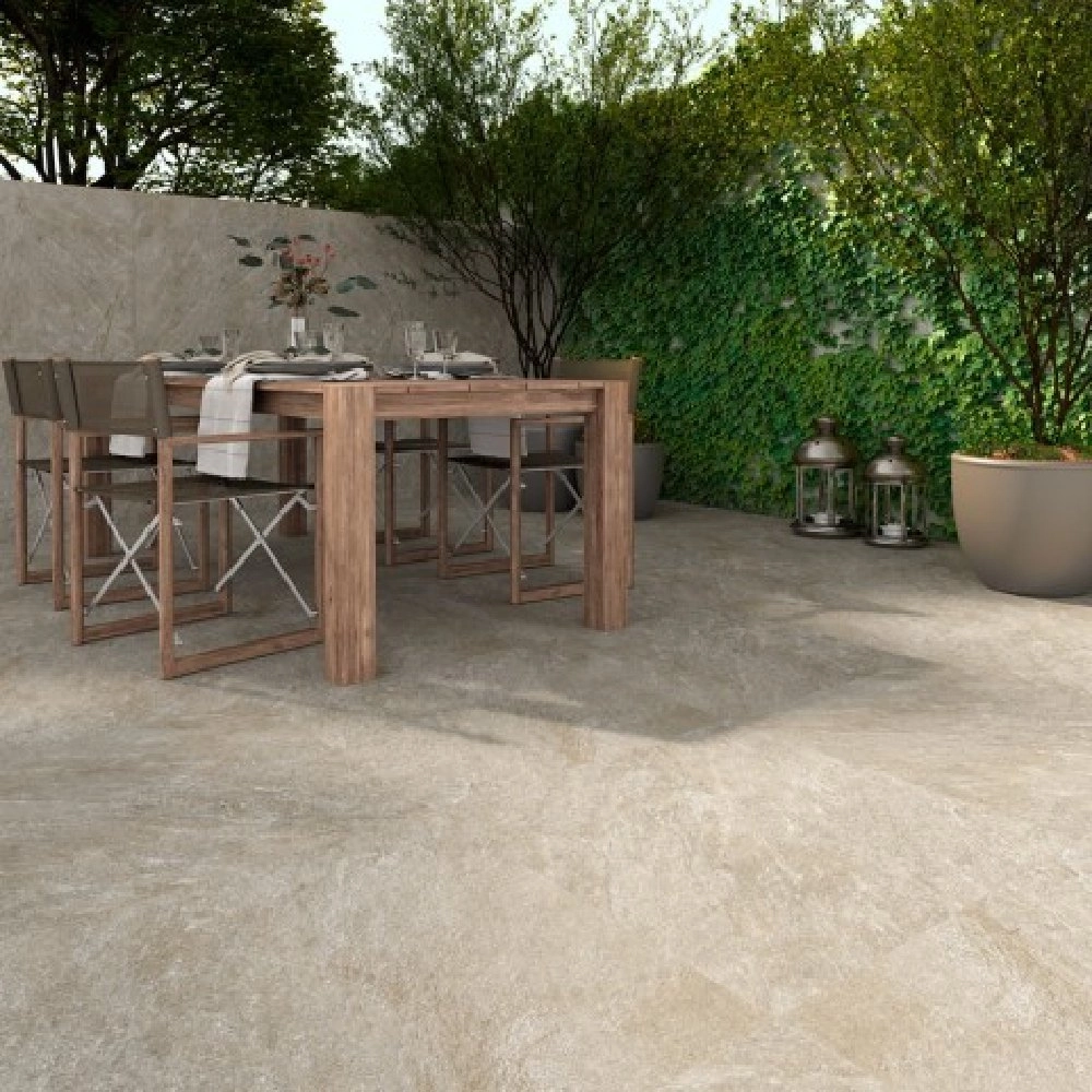 Biancogres Porcelanato 60x60 Pietra Di Versale Sabbia Externo Retificado