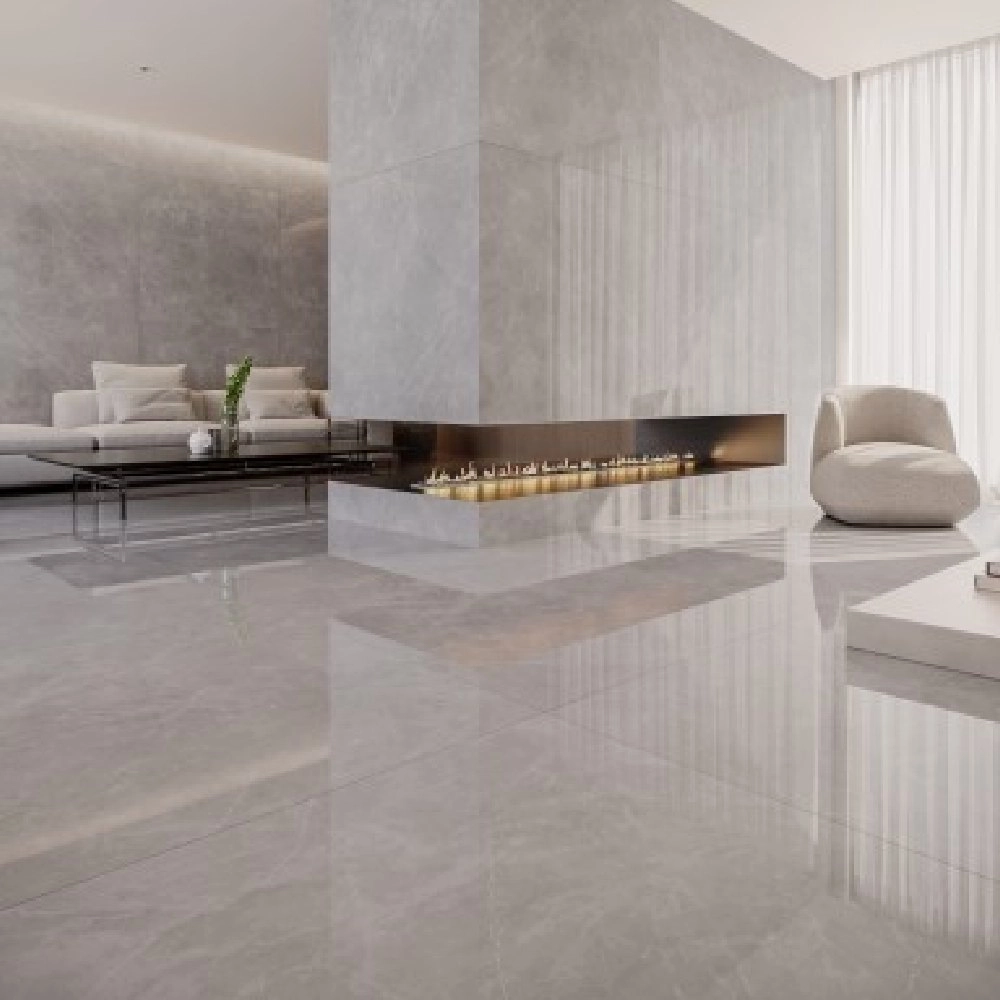 Biancogres Porcelanato 90x90 Gris Armani Lux Retificado