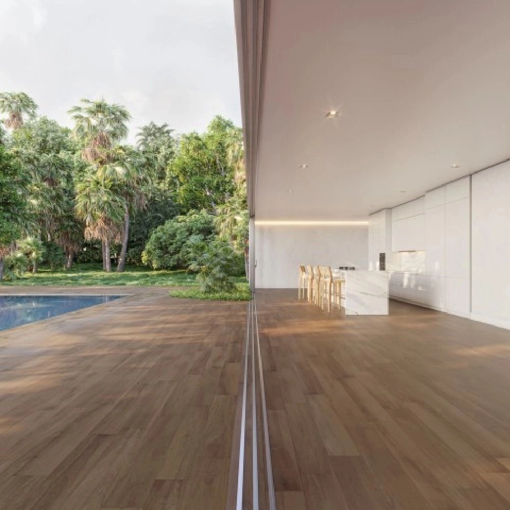 Biancogres Porcelanato Comercial 20x120 Carvalho Castano Satin Retificado