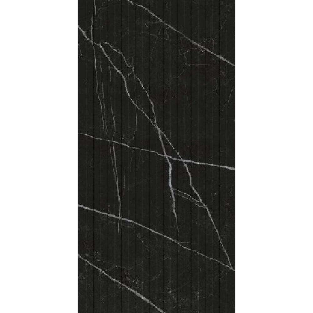 Biancogres Revestimento 45x90 Ripa Marmo Nero Retificado