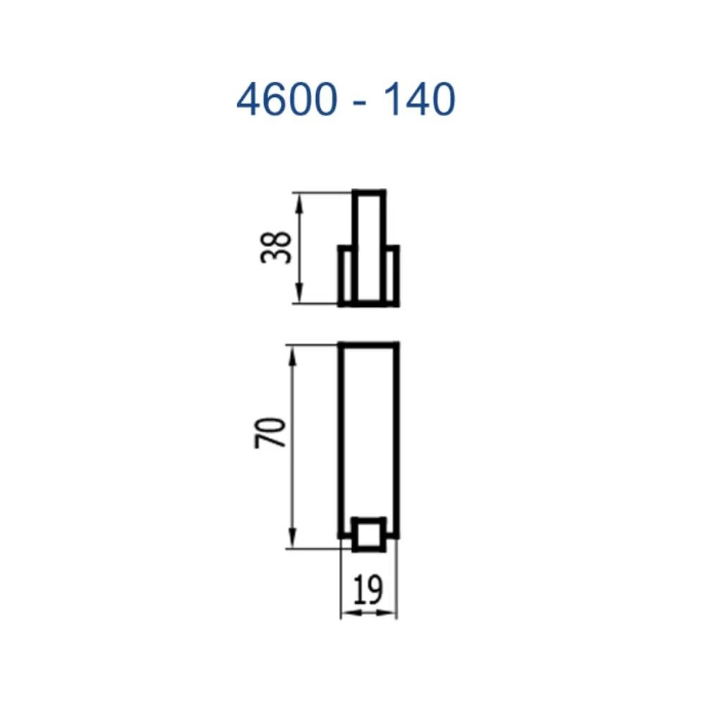 Cabide Quartzo Fani 4600 RV140 Cabide Quartzo Fani 4600 RV140