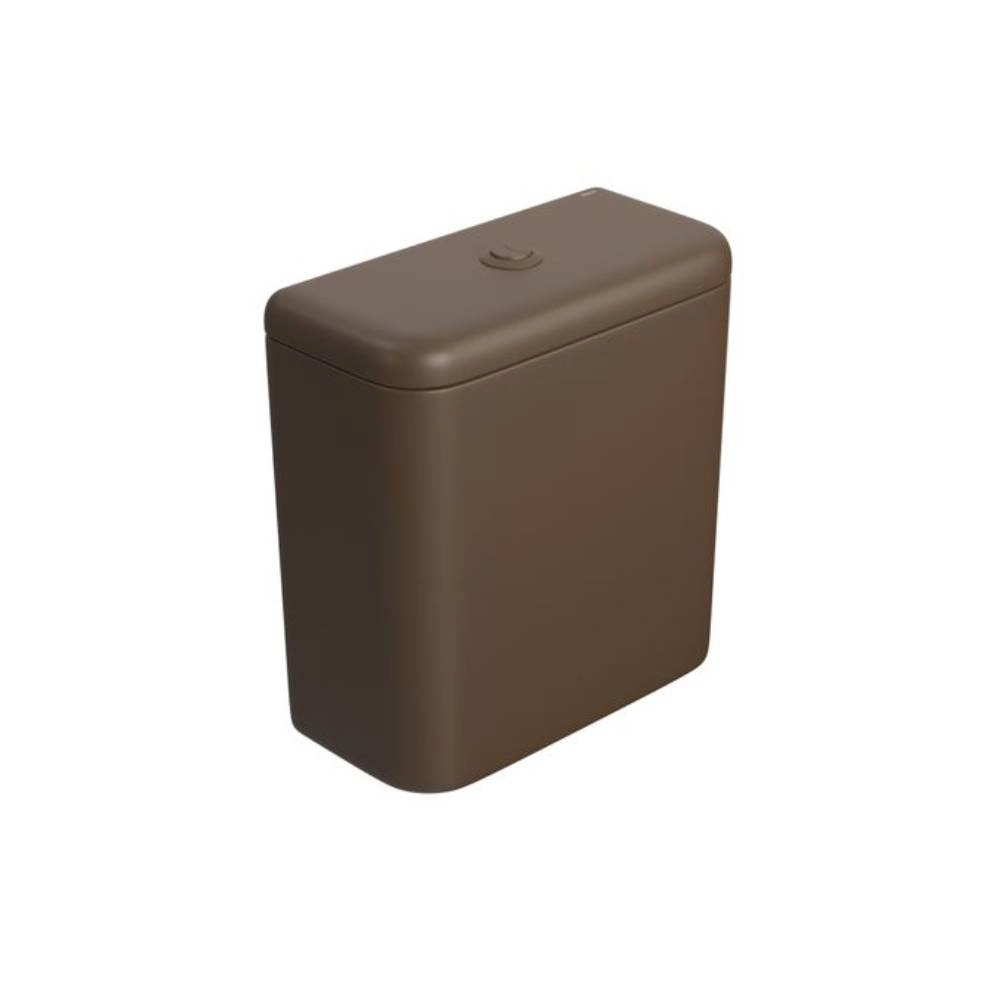 Caixa Acoplada Monocromática com Acionamento Duo Marrom Fosco Carrara, Nuova Deca CD.11F.MRFC.22 Caixa Acoplada Monocromática com Acionamento Duo Marrom Fosco Carrara, Nuova Deca CD.11F.MRFC.22