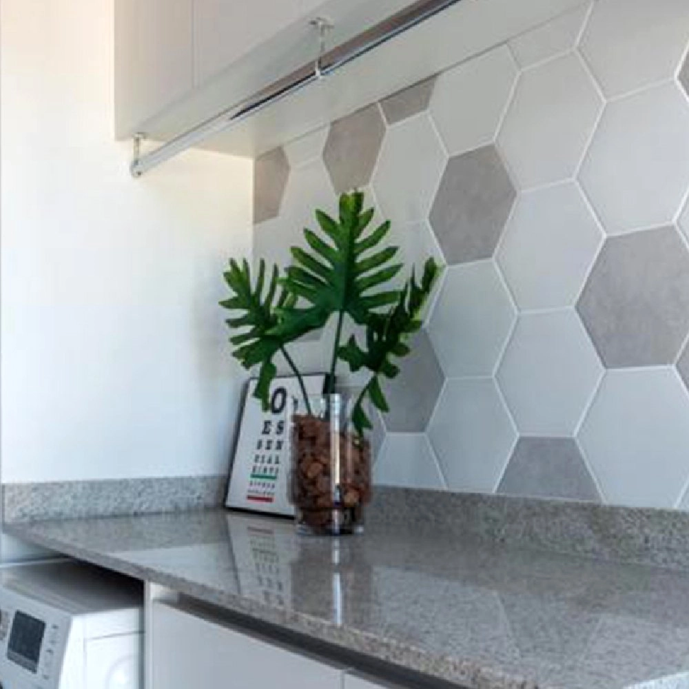 Ceral Revestimento Hexagonal Branco