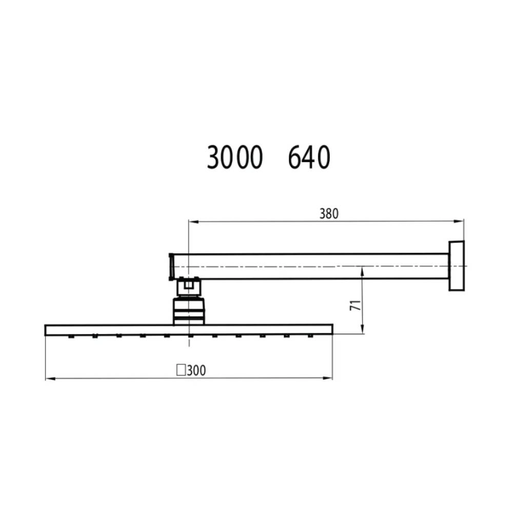Chuveiro Articulado de Parede Eros Fani 3000 RV640 