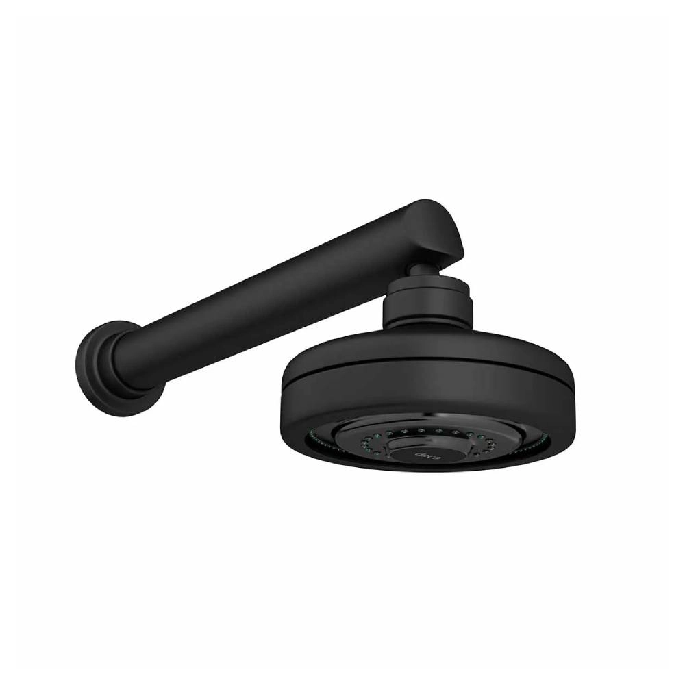 Chuveiro com Tubo Reto de Parede Acqua Plus Black Matte Deca 1990.BL.CT.MT