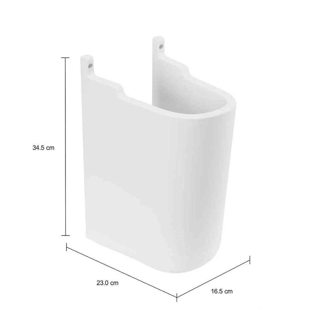 Coluna Suspensa Deca para Lavatório Vogue Plus Branco C.510.17 Coluna Suspensa Deca para Lavatório Vogue Plus Branco C.510.17