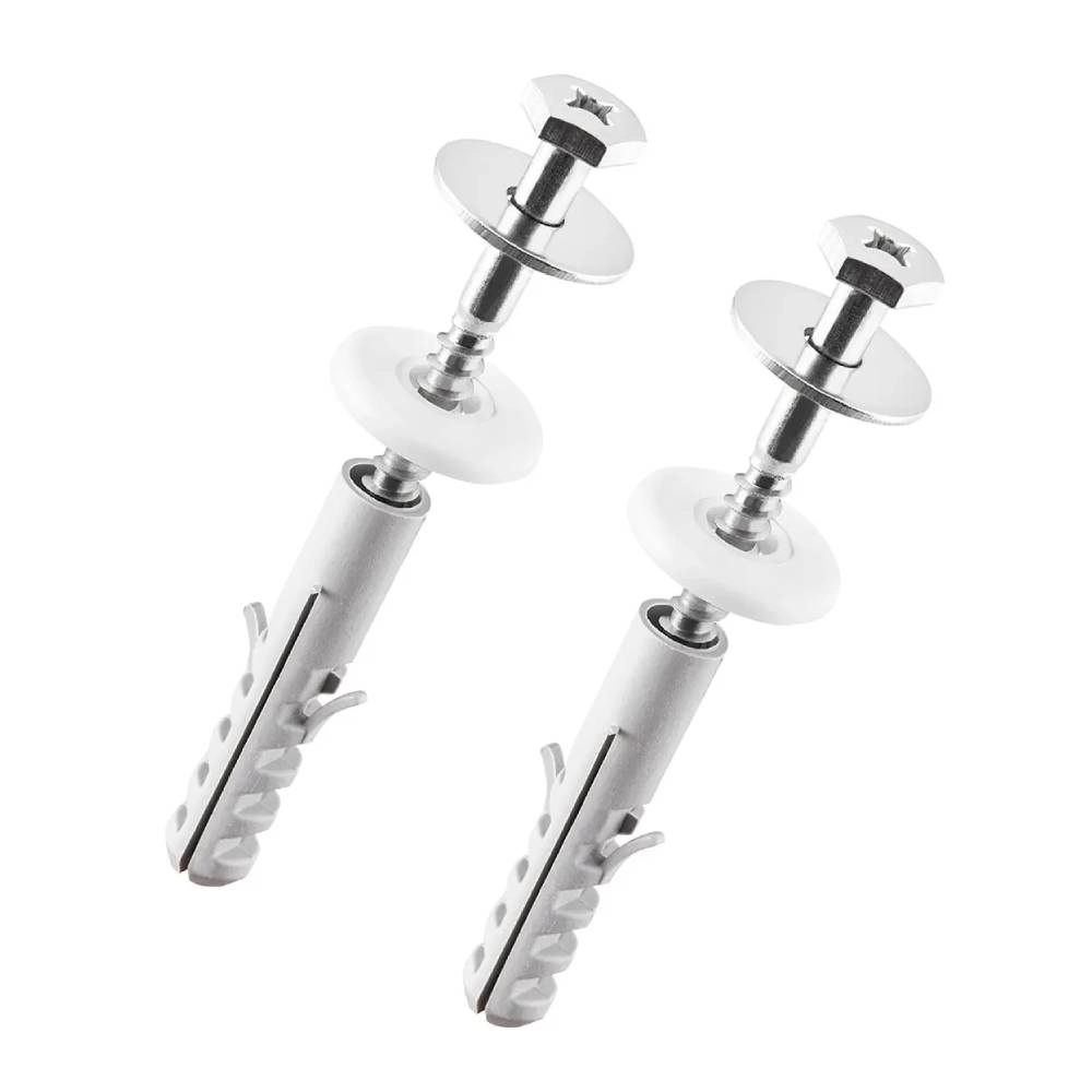 Conjunto parafuso de fixação para banheiro e coluna inox Docol 00796400