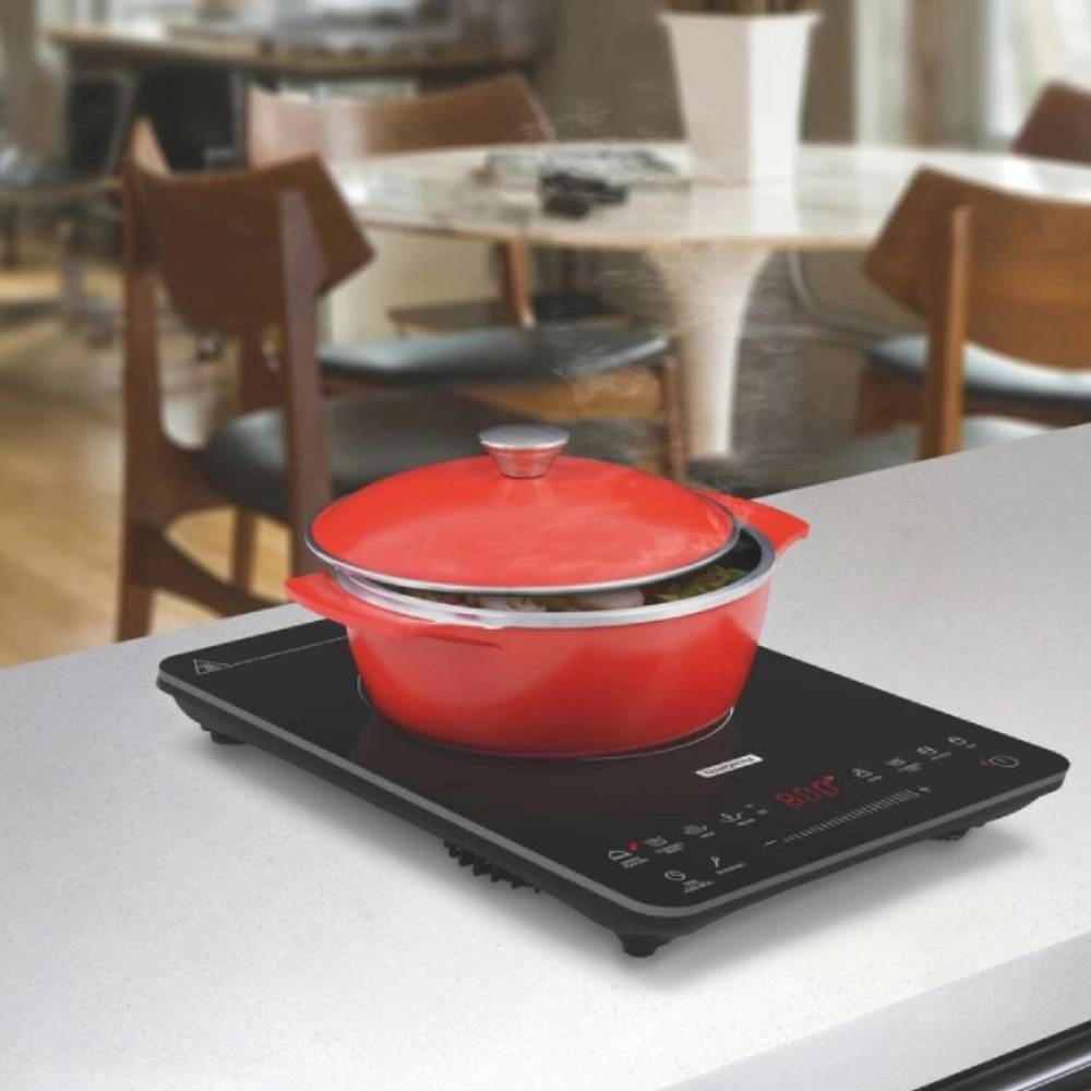 Cooktop Portátil por Indução Tramontina Slim Touch EI 30 com 1 Área de Aquecimento e Comando Touch 127 V