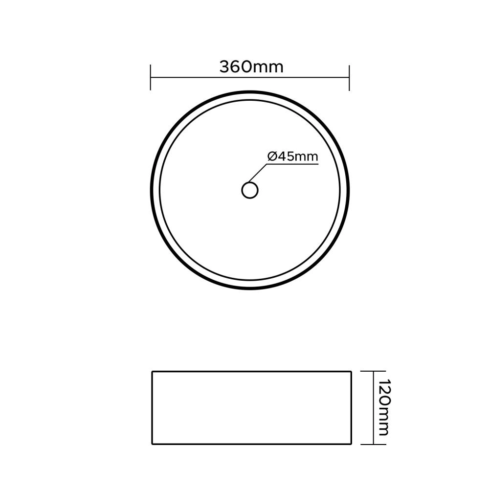 Cuba de Apoio Movel Redonda MV37 36×36 Verde Fosco
