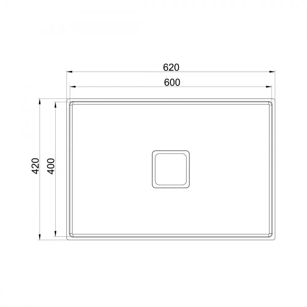 Cuba De Bacco Primaccore Rose Gold 90310 620X420X200 PC Cuba De Bacco Primaccore Rose Gold 90310 620X420X200 PC