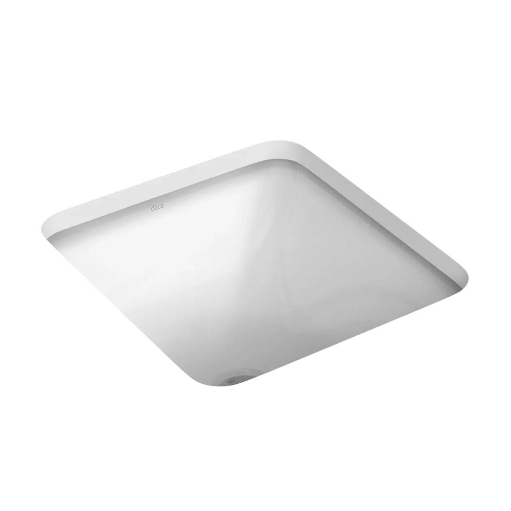 Cuba de Embutir Quadrada Deca 35x35cm Branco Linha L.415.17