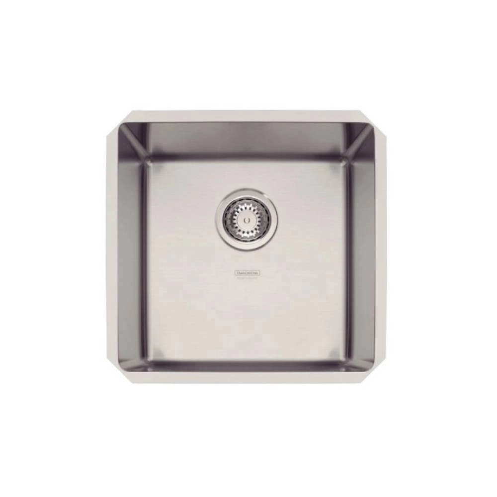 Cuba de embutir Tramontina Design Collection Quadrum 40 U em Aço Inox com Acabamento Acetinado 40x40 cm Cuba de embutir Tramontina Design Collection Quadrum 40 U em Aço Inox com Acabamento Acetinado 40x40 cm