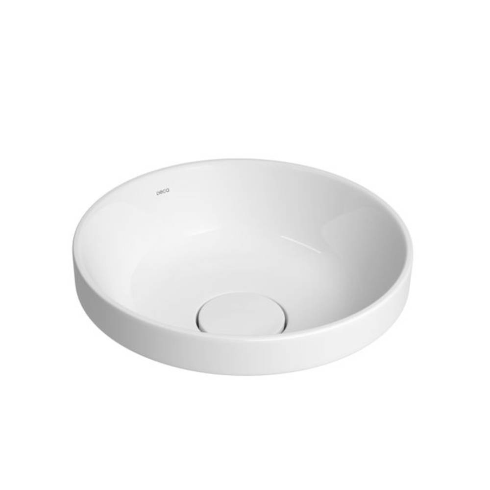 Cuba de Sobrepor Redonda Deca 30x30cm Branco Slim L.22030.17 Cuba de Sobrepor Redonda Deca 30x30cm Branco Slim L.22030.17