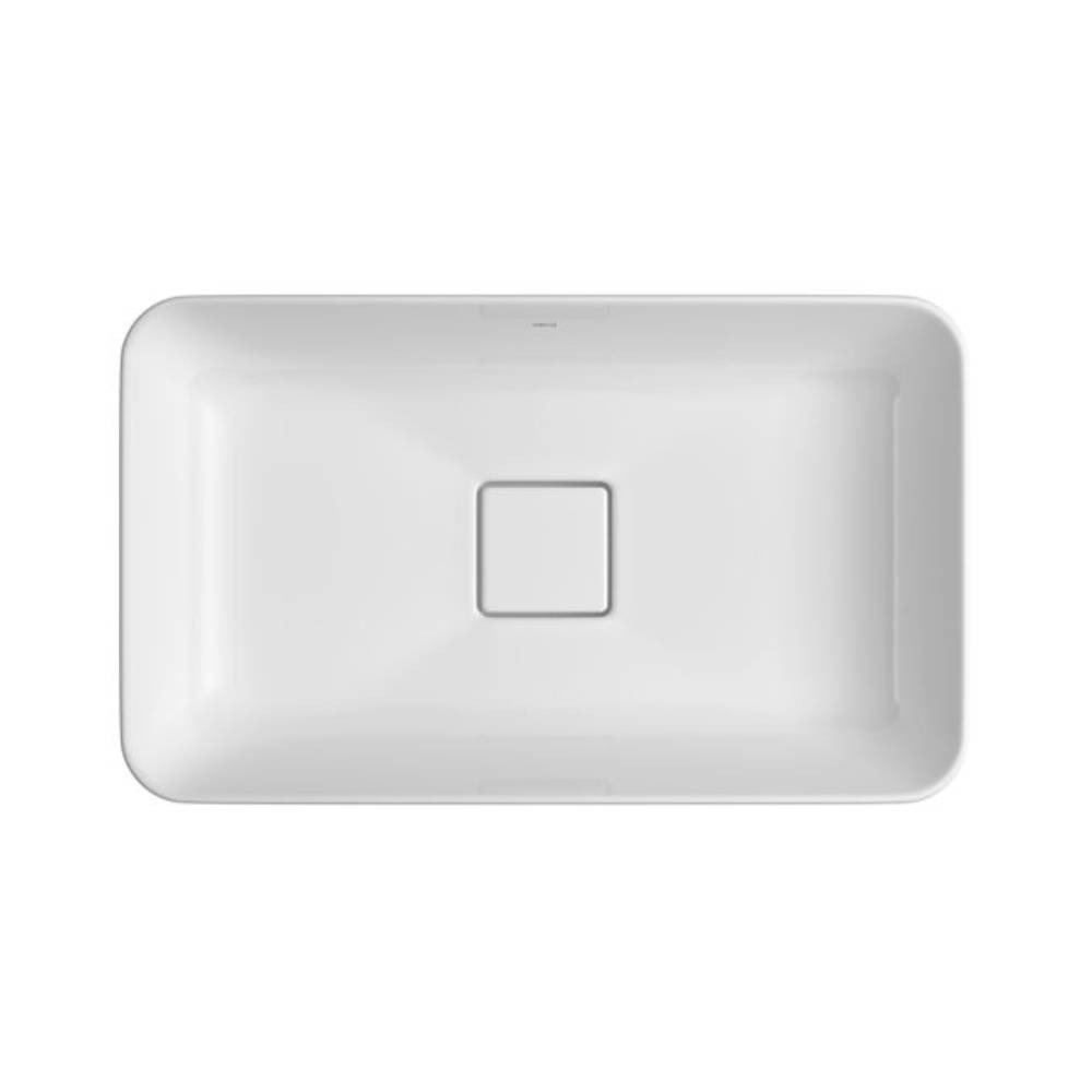 Cuba de Sobrepor Retangular Deca 30x50cm Branco Slim L.23050.17