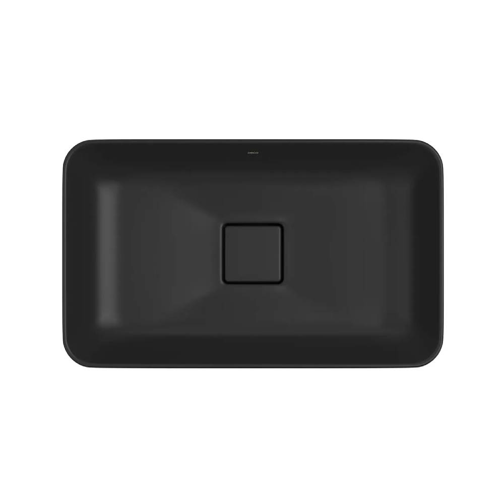 Cuba de Sobrepor Retangular Deca 30x50cm Ébano Fosco Slim L.23050.94 