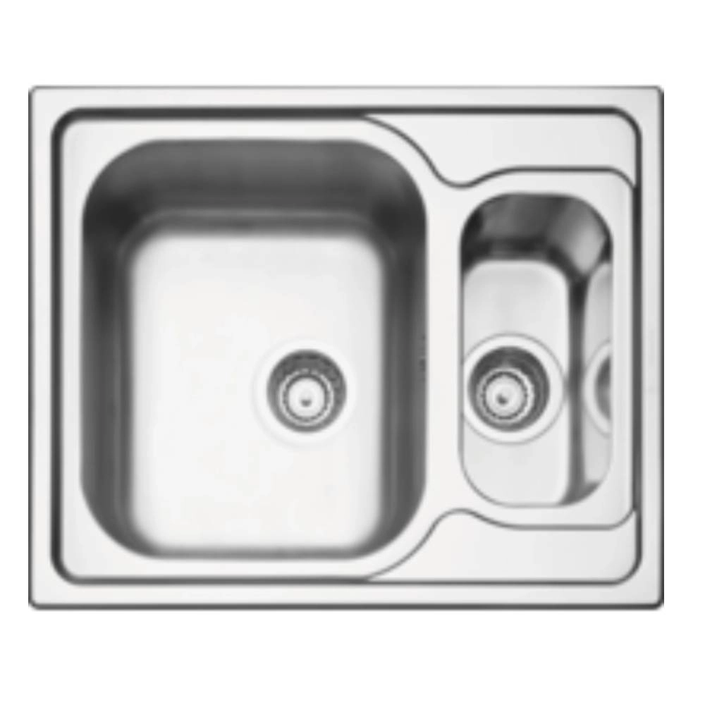 Cuba de Sobrepor Tramontina Marea 1.5C 34 em Aço Inox com Acabamento Escovado 62 x 50 cm com Válvula Cuba de Sobrepor Tramontina Marea 1.5C 34 em Aço Inox com Acabamento Escovado 62 x 50 cm com Válvula