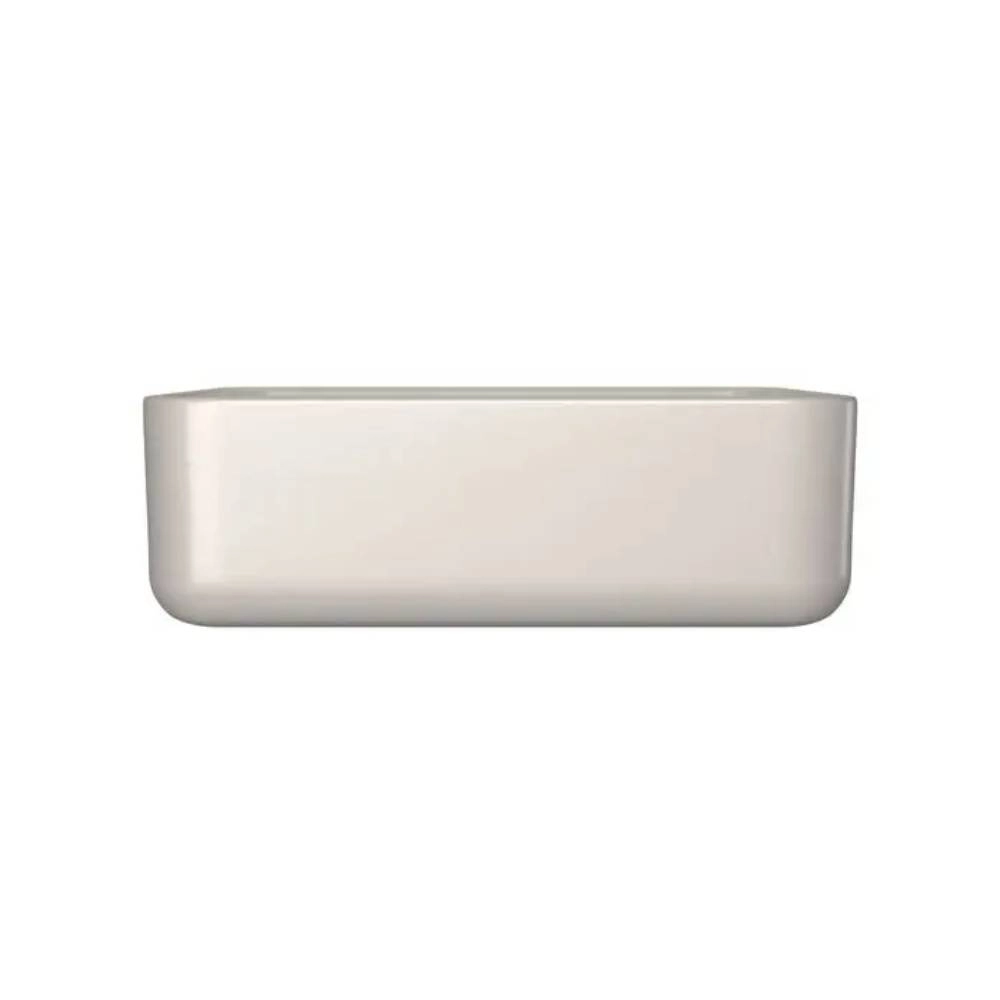 Cuba Quadrada de Semi-Encaixe 40cm com Deck Barbante Slim Deca L.61040.M.26
