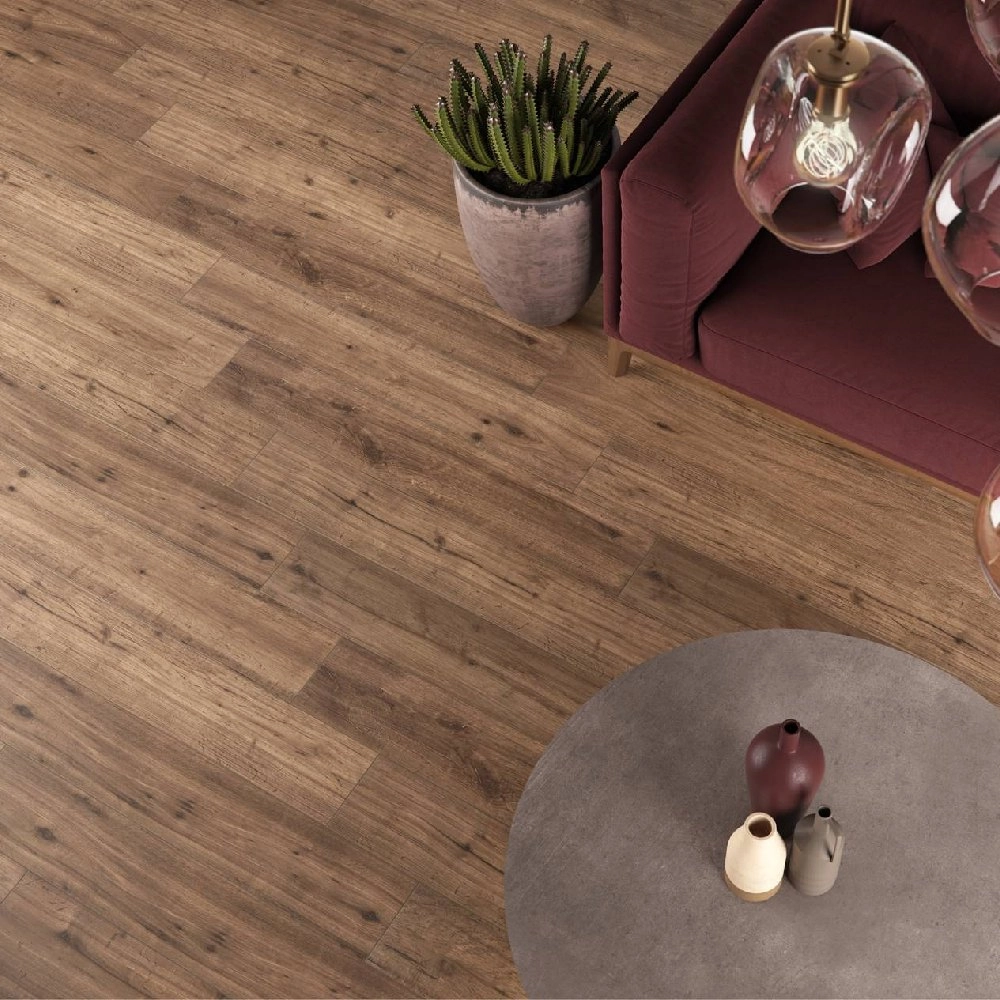 Decortiles Porcelanato 19x120 Atlantica Canela Acetinado Retificado 