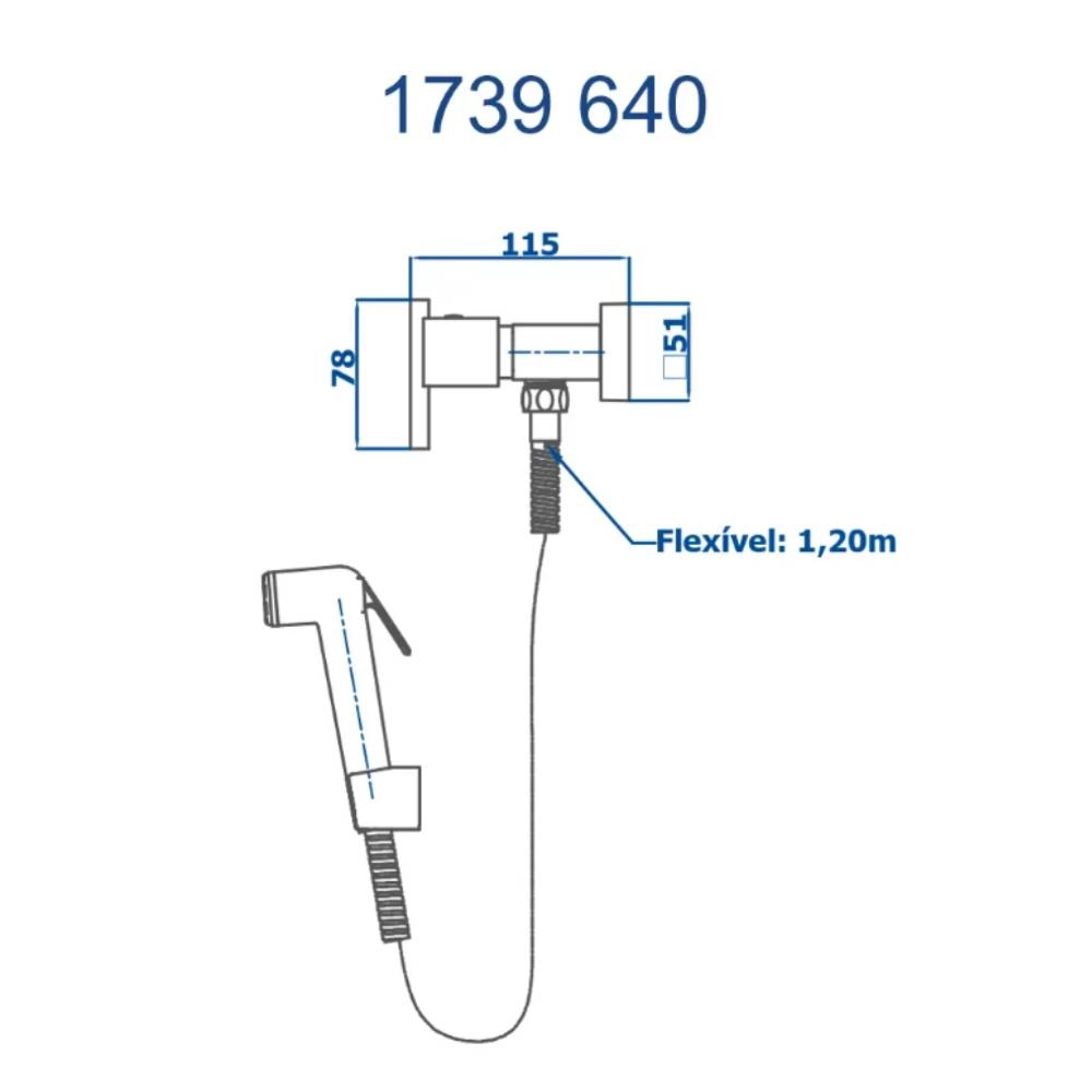 Ducha Higiênica Eros Fani 1739 RV640 