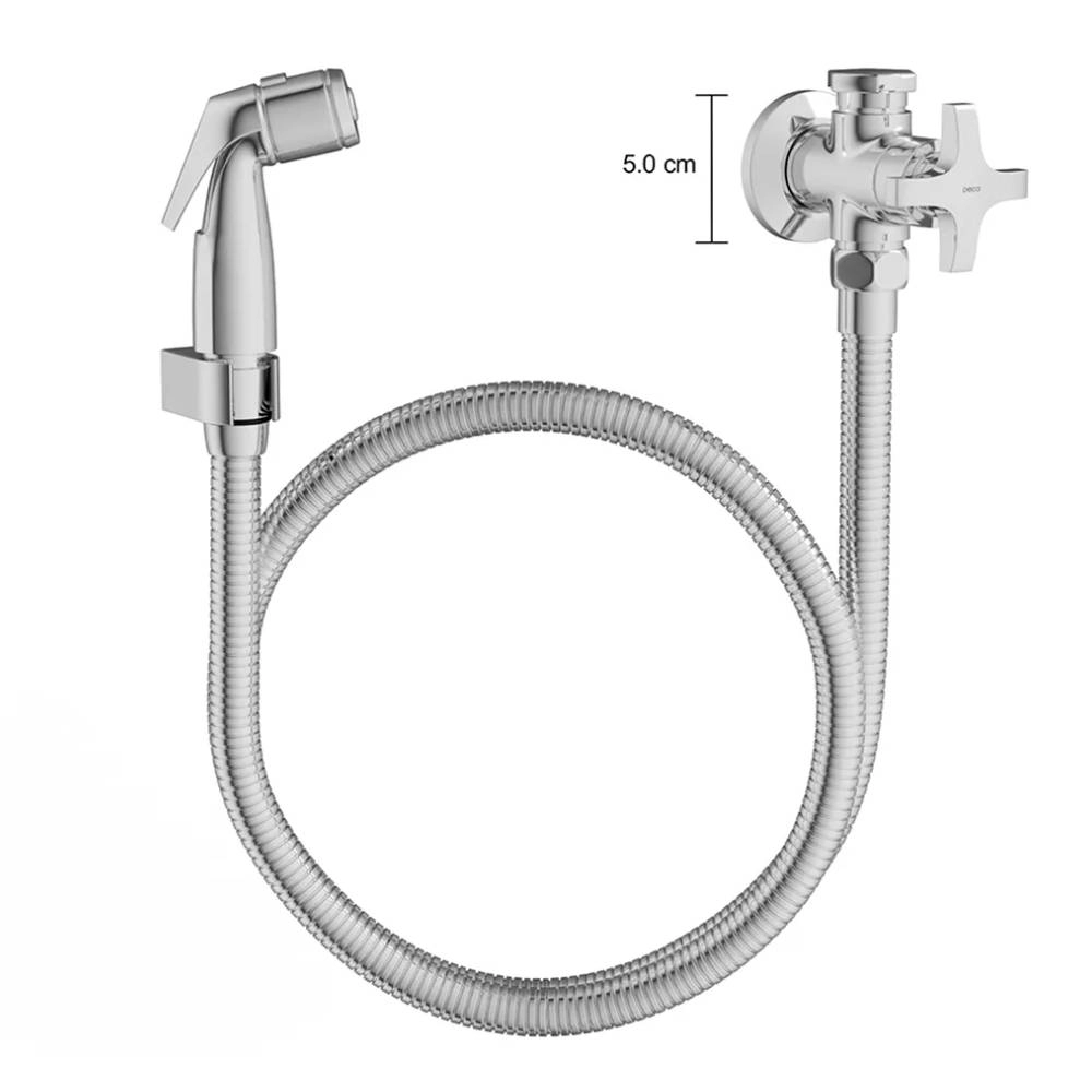 Ducha Higiênica Max com Registro e Derivação Cromado 1984.C34.ACT