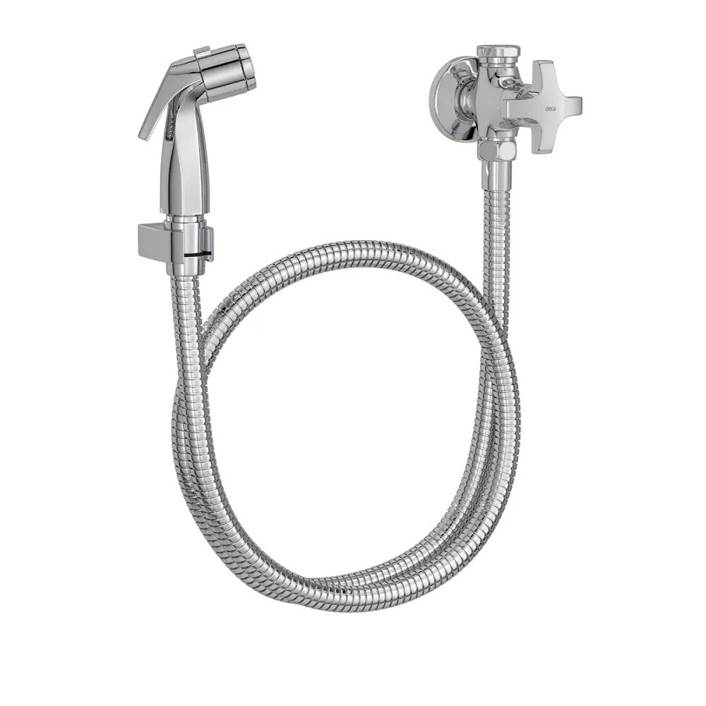 Ducha Higiênica Max com Registro e Derivação Cromado 1984.C34.ACT