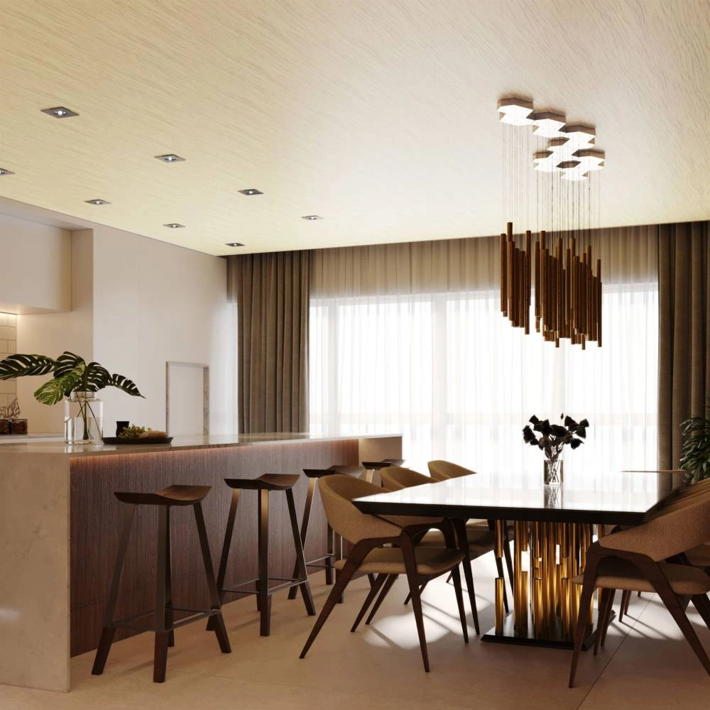 Forro PVC Plasbil  Nogueira 200X7 2017.25. 6m  Liso J/S Relevo Rus FD