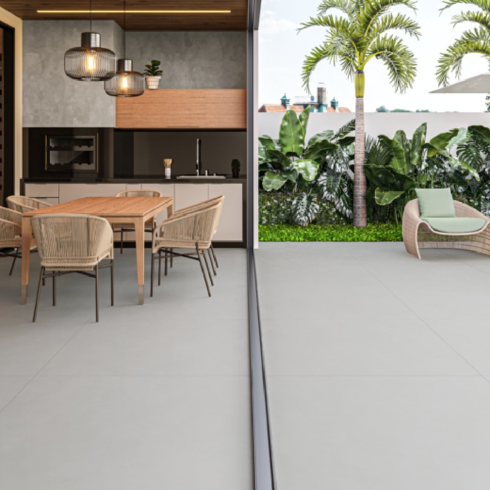 Incesa Porcelanato 120x120 Dunne Gray Acetinado Retificado