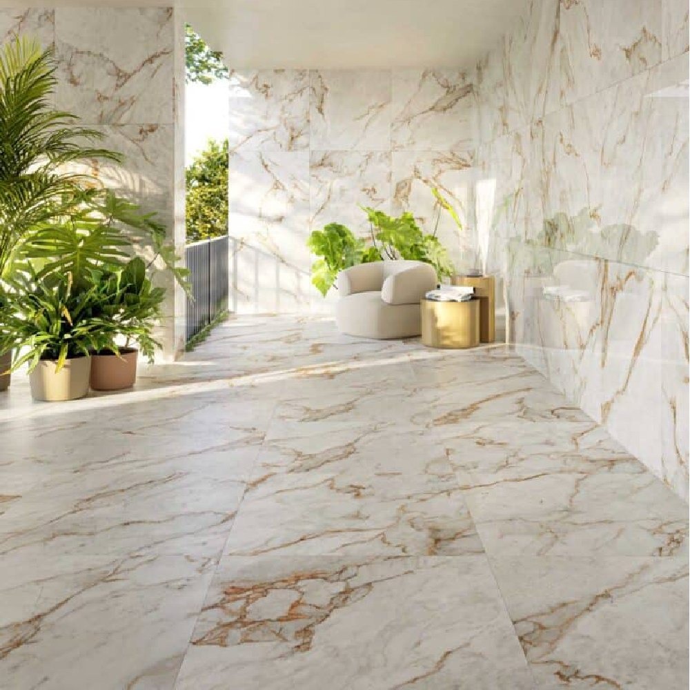 Incesa Porcelanato 120x120 Marmo Gold Polido Retificado Incesa Porcelanato 120x120 Marmo Gold Polido Retificado