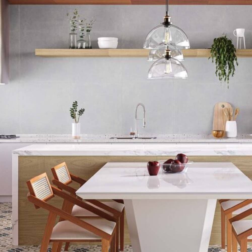 Incesa porcelanato 60X60 Paviment White Acetinado Retificado