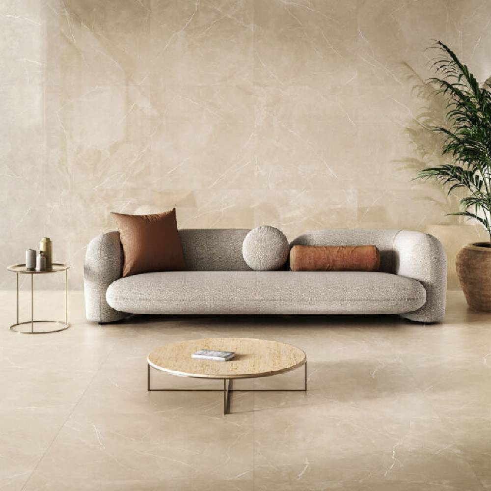 Incesa Porcelanato 80X80 Essence Bege Polido Retificado