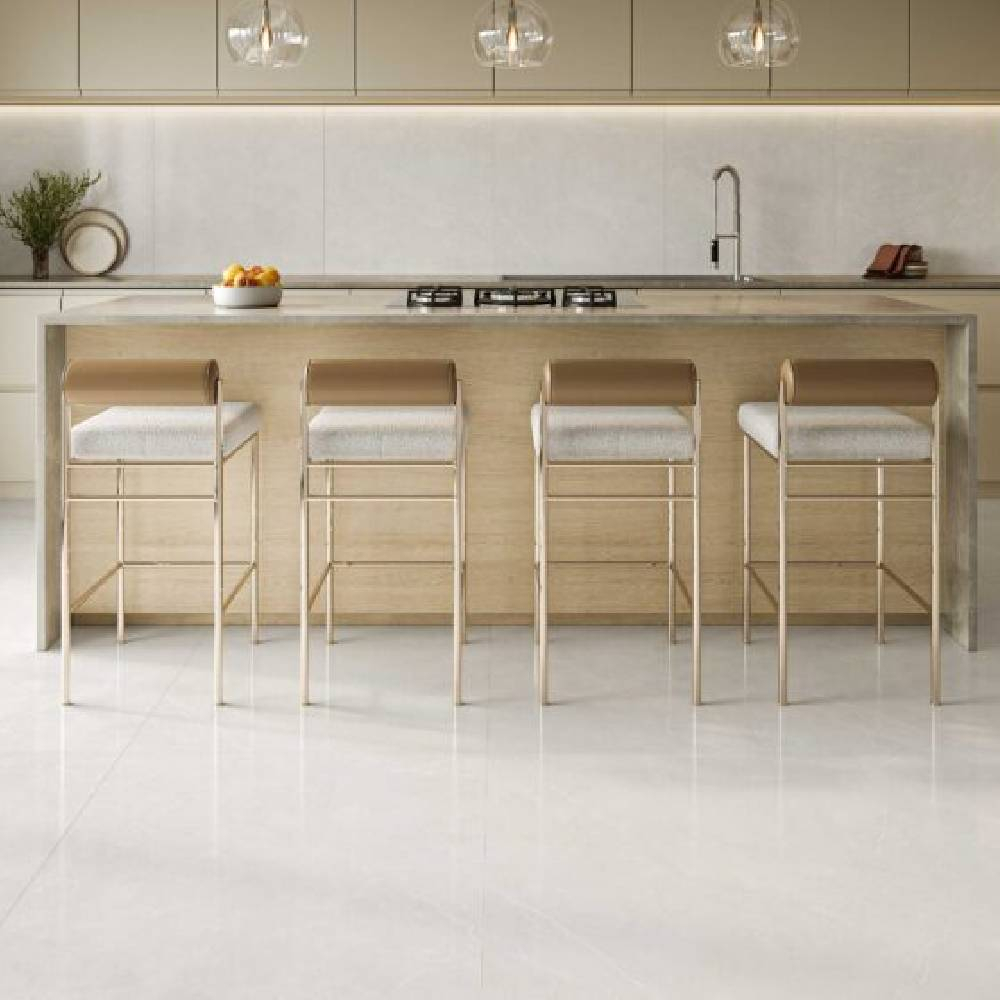 Incesa Porcelanato 80X80 Essence White Acetinado Retificado