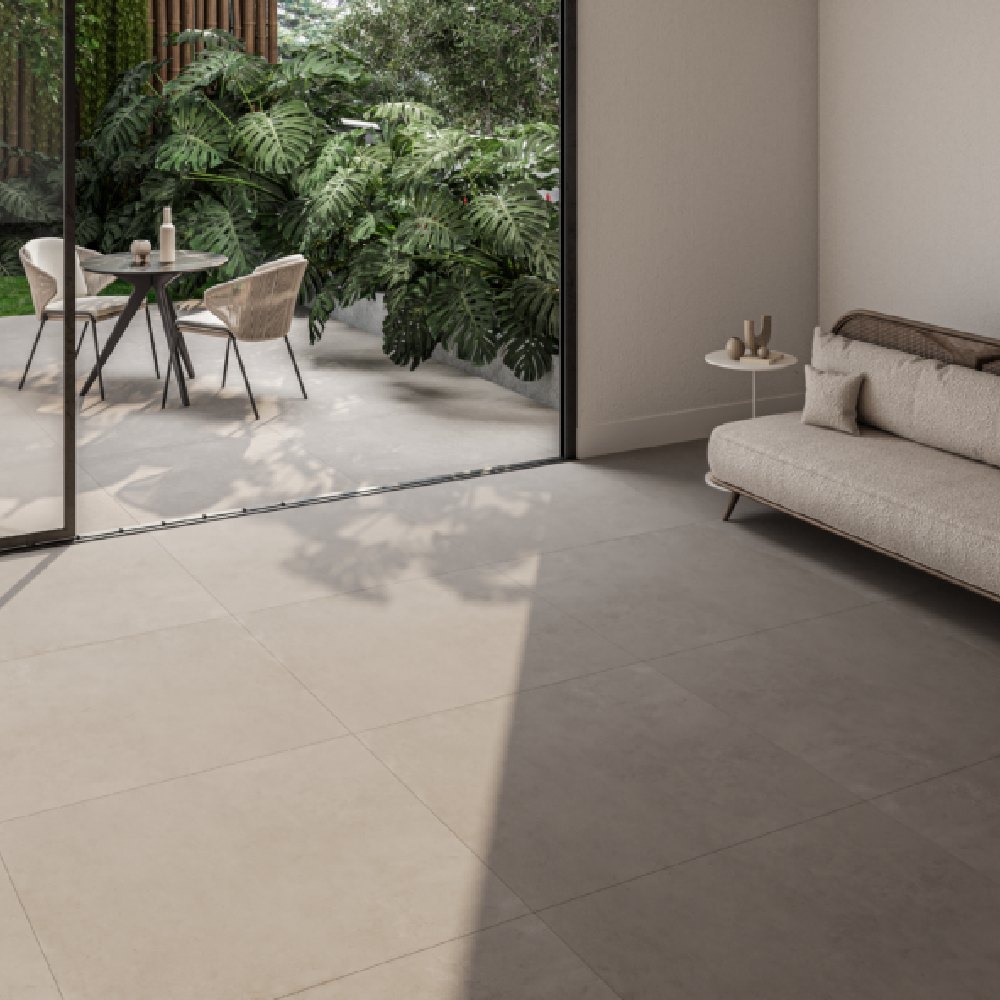 Incesa Porcelanato 80x80 Georgia Bege Acetinado Retificado