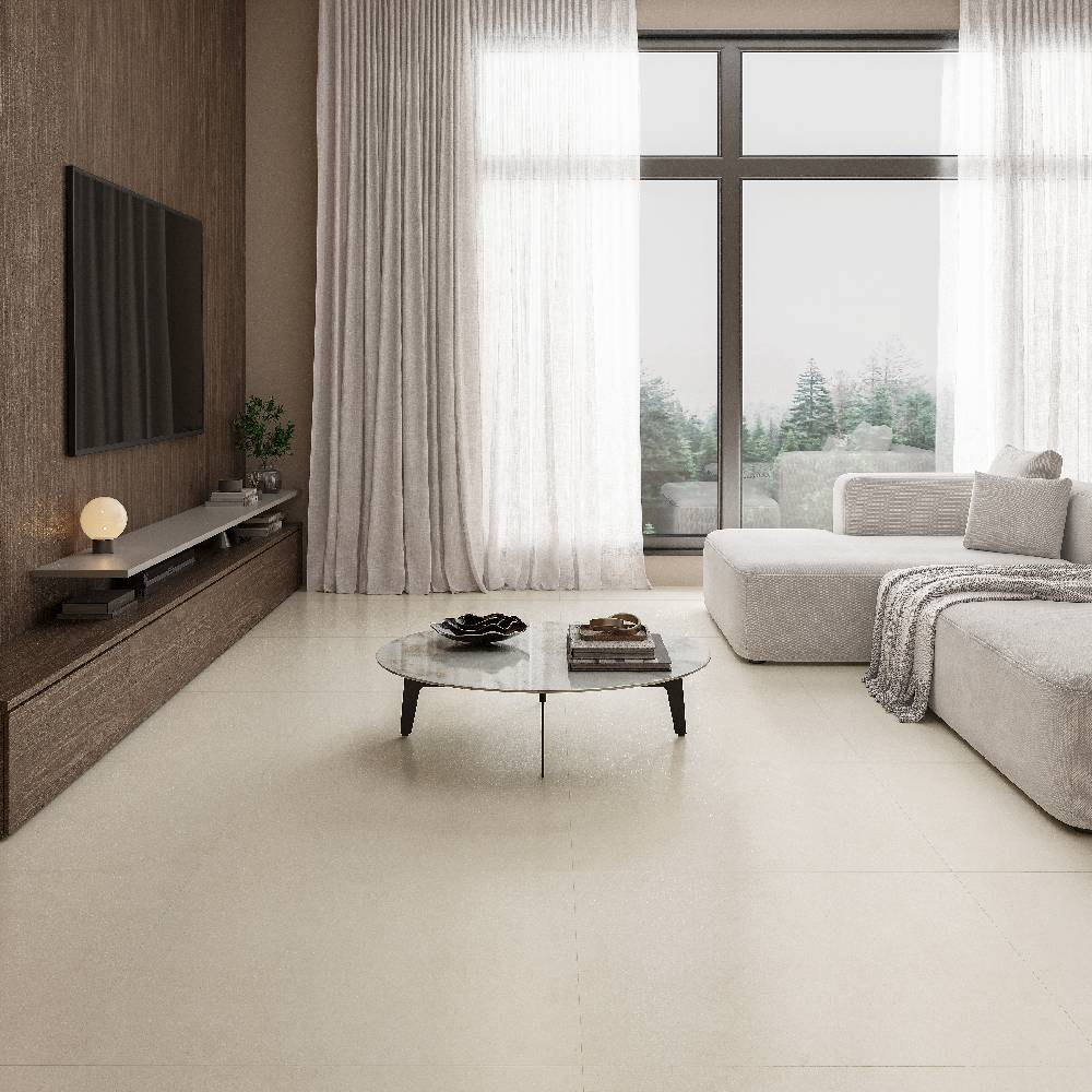 Incesa Porcelanato 80X80 Habitar Bege Acetinado Retificado