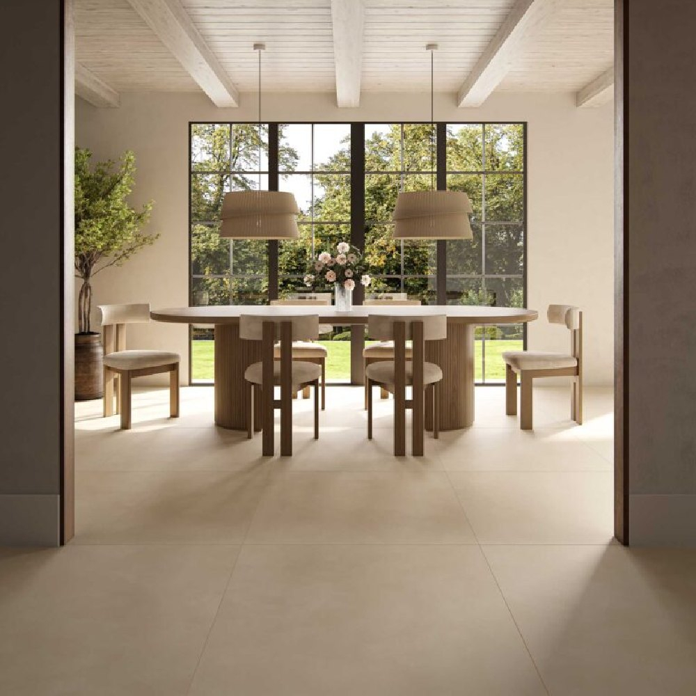 Incesa Porcelanato 90x90 Dunne Beige Acetinado Retificado