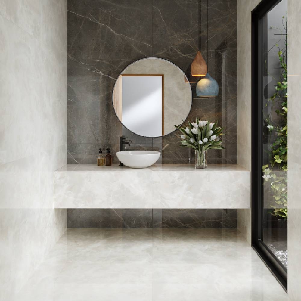 Incesa Porcelanato 90X90 Olimpo White Polido Retificado