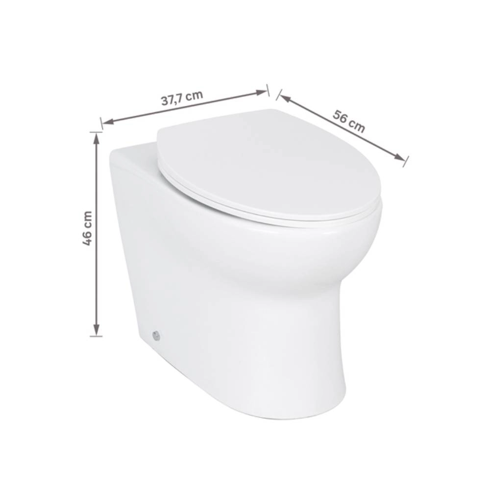 Kit Bacia convencional Docol + Assento Loggica Branco