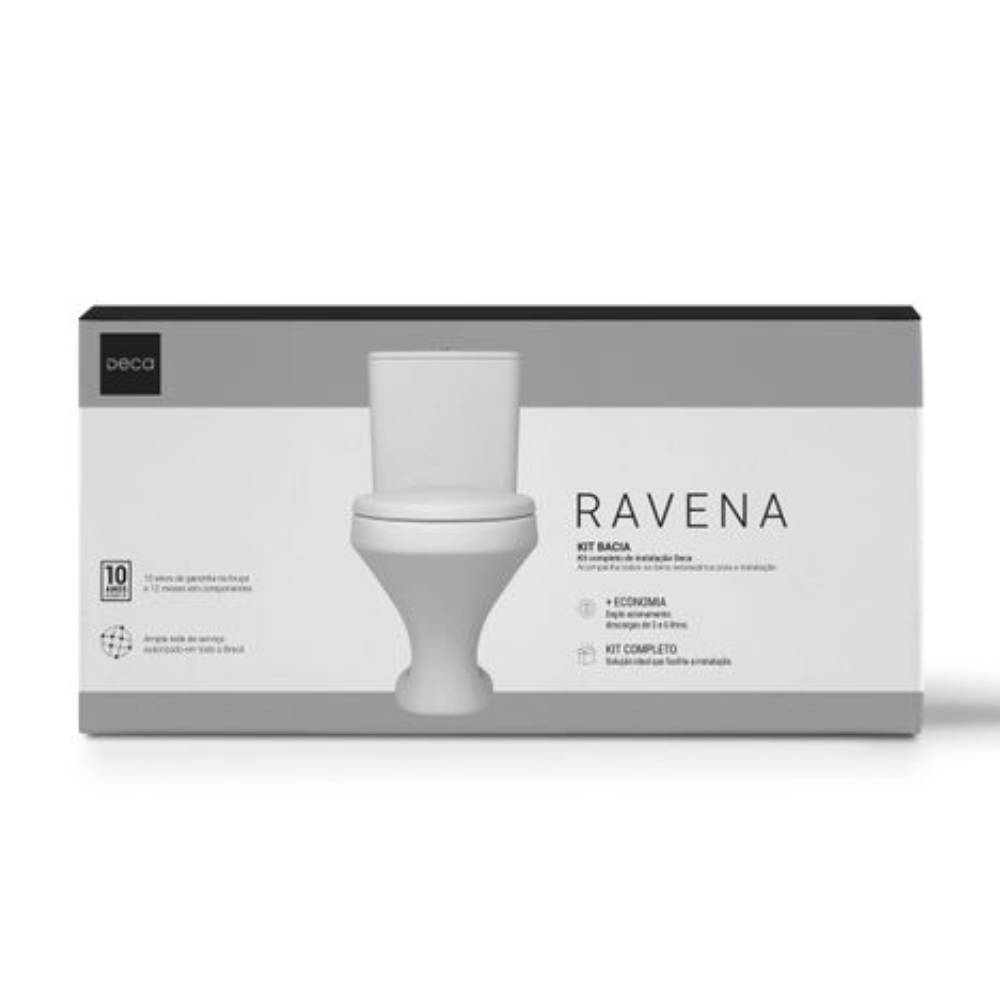 Kit Deca completo Ravena Branco KP.919.BR.17 Kit Deca completo Ravena Branco KP.919.BR.17