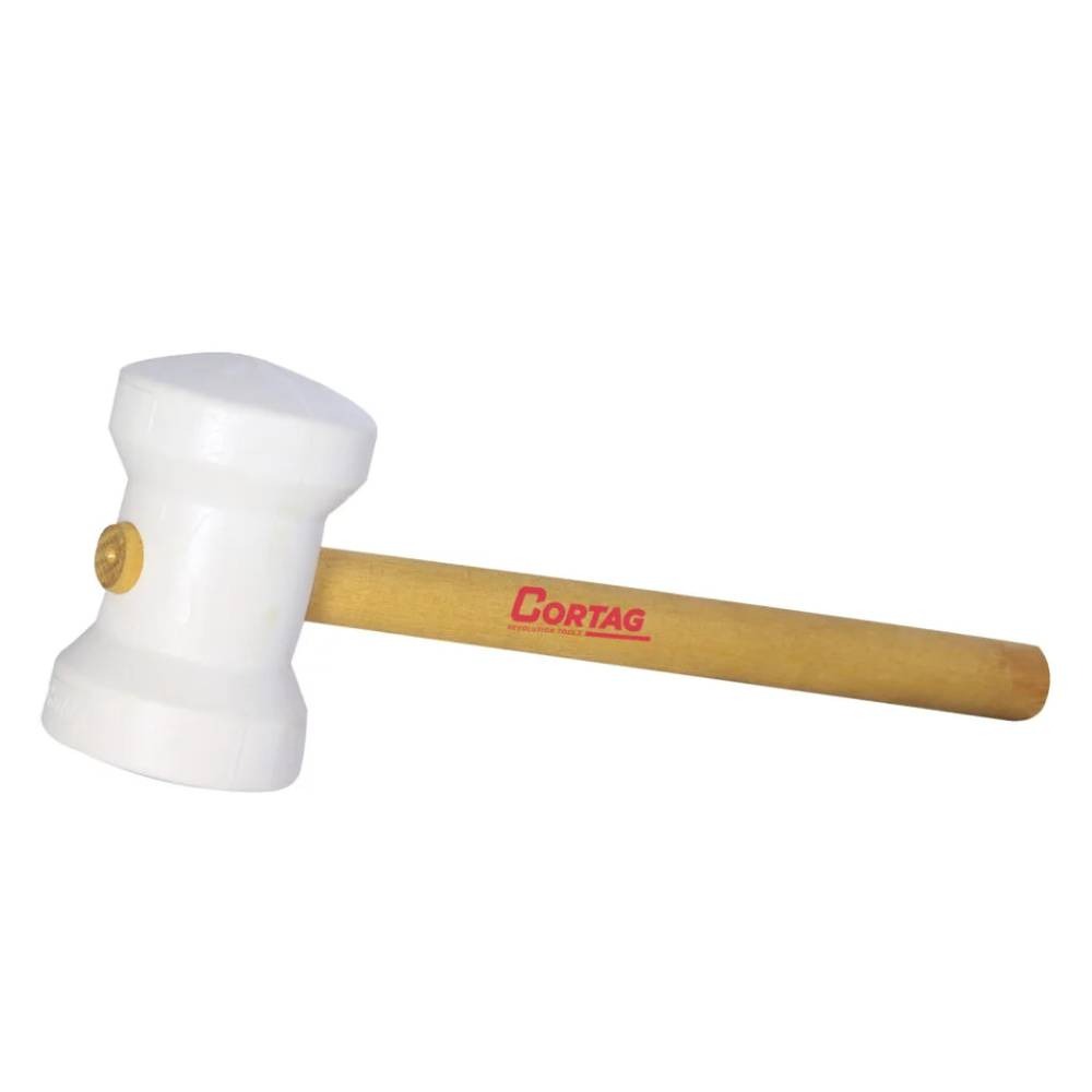 Martelo de Borracha Cortag Branco 60MM
