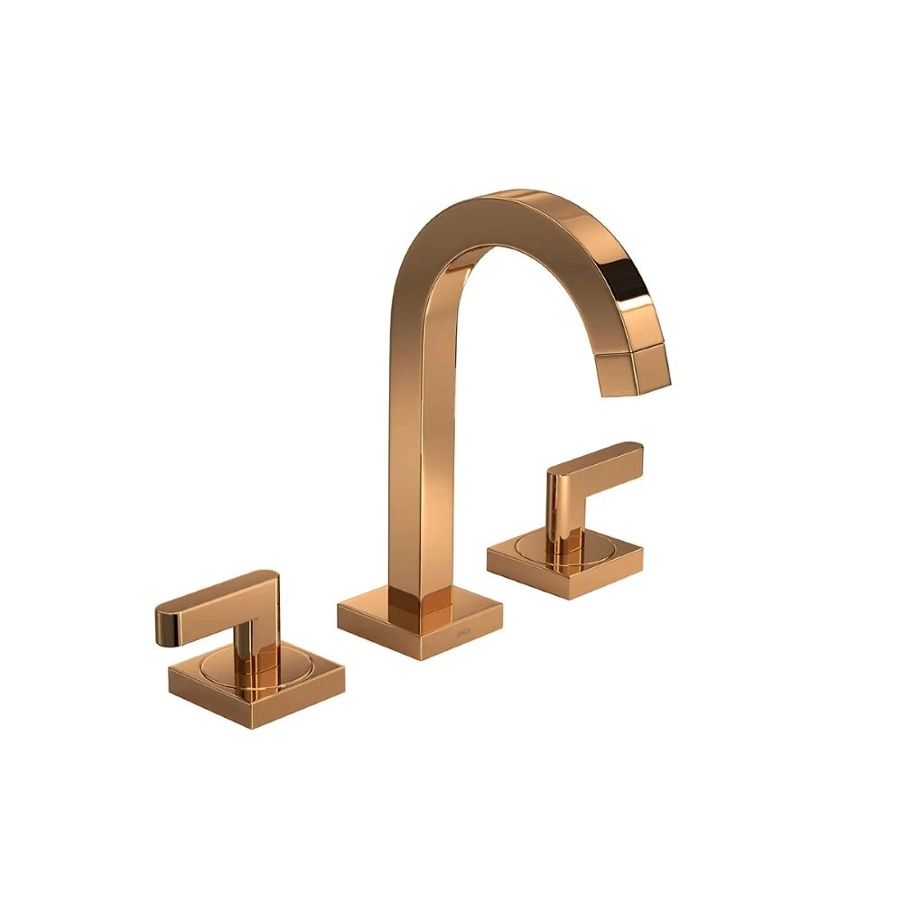 Misturador de Mesa Bica Alta para Lavatório Deca Soul 1877.GL38.RD Misturador de Mesa Bica Alta para Lavatório Deca Soul 1877.GL38.RD