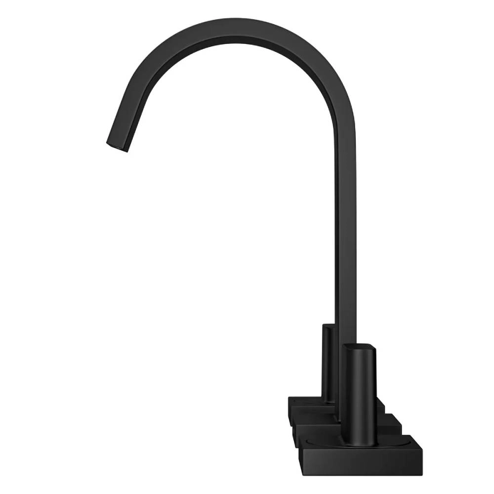 Misturador de Mesa Polo Bica Alta para Lavatório Deca Black Matte 1877.BL33.MT