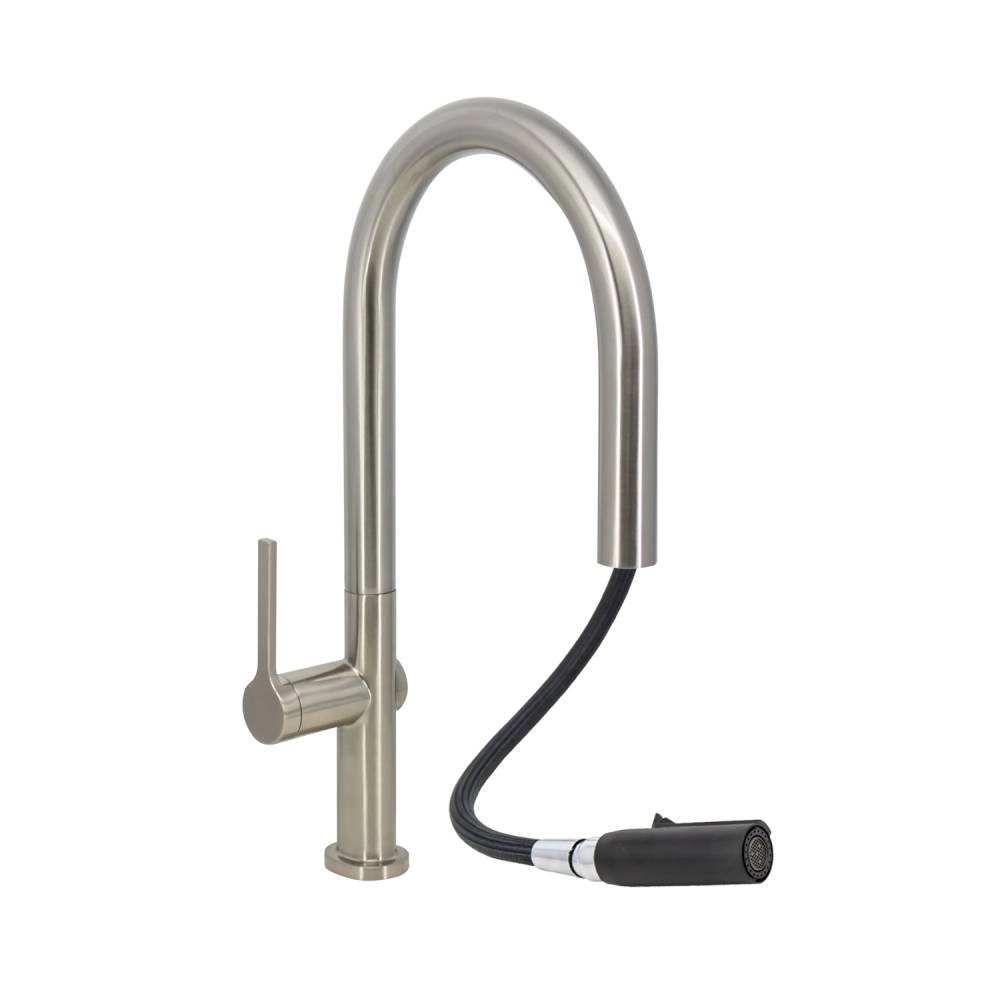 Misturador G Monocomando Movel Extensível Santa Marta Aço Escovado 