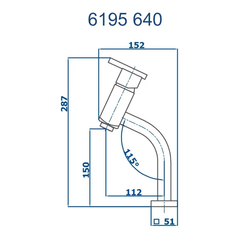 Misturador Lavatório Mesa Eros Fani 6195 C640 