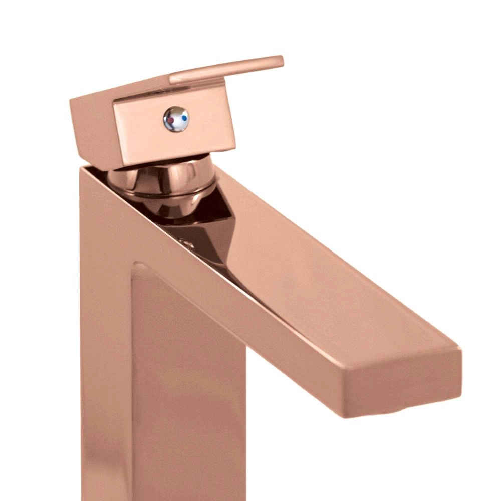 Misturador Monocomando Movel Bica Alta MV03 Rose Gold