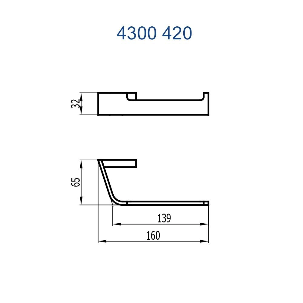 Papeleira sem Cobertura Essence 4300 CH420